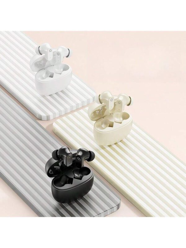 Écouteurs sans fil design, partiellement insérés dans l'oreille, avec contrôle tactile intelligent, appairage automatique et fonctions d'assistant vocal. Audio haute performance, idéal pour les sports et les activités de plein air, confortable, appairage instantané, compatible avec Samsung et – Image 17