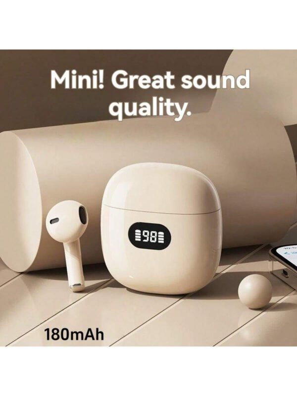 Écouteurs sans fil design, partiellement insérés dans l'oreille, avec contrôle tactile intelligent, appairage automatique et fonctions d'assistant vocal. Audio haute performance, idéal pour les sports et les activités de plein air, confortable, appairage instantané, compatible avec Samsung et – Image 23