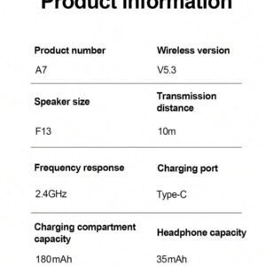 Écouteurs sans fil - compatibles avec Apple et Android, écouteurs résistants à la transpiration, jusqu'à 24 heures d'autonomie - blanc