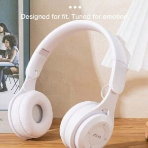 Casque d'écoute sans fil supra-auriculaire, sans fil et filaire, modes TF multiples, ajustement confortable avec microphone, casque stéréo HiFi pliable et léger, graves profonds pour la maison, le bureau, le téléphone portable et l'ordinateur