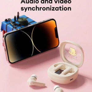 Sanrio Écouteurs Bluetooth SAANRIO KUROMI BL51, intra-auriculaires, son stéréo surround HIFI de haute qualité, microphone HD 5,3, réduction intelligente du bruit, musique et jeux, faible latence, longue durée de vie de la batterie, port confortable avec réduction passive du bruit, écouteurs sans fil
