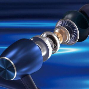 Lenovo Écouteurs Bluetooth à tour de cou HE05X, écouteurs intra-auriculaires de sport avec audio de haute qualité, annulation du bruit, longue durée de vie de la batterie et microphone