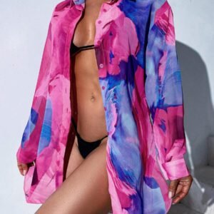 Swim Vcay Veste Kimono À Nouer Pour Femme