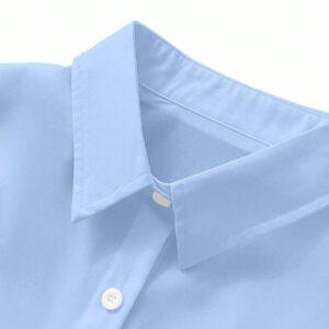 INAWLY Chemise à manches longues ample et décontractée pour femme, minimaliste et polyvalente pour une utilisation quotidienne
