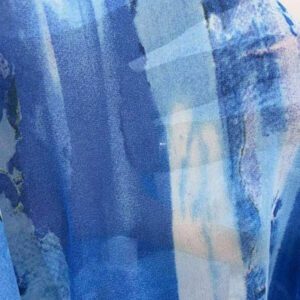SHEIN Swim Kimono Imprimé Coup De Pinceau Manches Chauve-Souris Ouvert