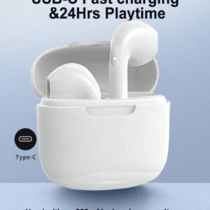 2025 Écouteurs sans fil à la mode, écouteurs intra-auriculaires BT 5.3 avec graves puissants, autonomie ultra longue, écouteurs étanches Air Pod avec microphones pour ordinateur portable, tablette, téléphone, sport. Vie de la batterie (180 mAh), nom Bluetooth (H7).