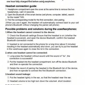 Écouteurs sans fil véritables - compatibles avec Apple et Android, microphone intégré, écouteurs résistants à la transpiration, jusqu'à 24 heures d'autonomie - blanc, écouteurs  sans fil, Airbus's, pour étui Airpuds