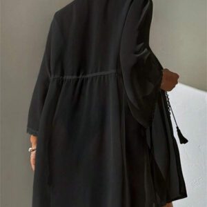 SHEIN Swim Kimono en dentelle à nœud