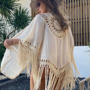 SHEIN Swim Kimono à franges