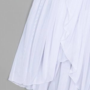 Swim Vcay Kimono à ourlet ondulé à volants manches évasées