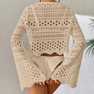 Swim Vcay Kimono Ajouré À Nœud