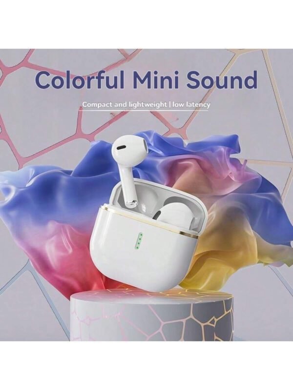 Écouteurs sans fil design, partiellement insérés dans l'oreille, avec contrôle tactile intelligent, appairage automatique et fonctions d'assistant vocal. Audio haute performance, idéal pour les sports et les activités de plein air, confortable, appairage instantané, compatible avec Samsung et – Image 7