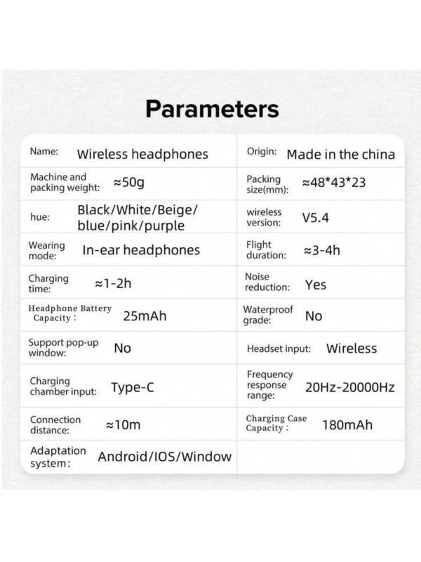 Écouteurs sans fil design, partiellement insérés dans l'oreille, avec contrôle tactile intelligent, appairage automatique et fonctions d'assistant vocal. Audio haute performance, idéal pour les sports et les activités de plein air, confortable, appairage instantané, compatible avec Samsung et – Image 9