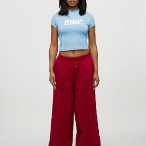 SUMWON WOMEN T-shirt court à manches courtes avec slogan "Rich Girl", ajusté, pour l'été, le festival et la mode de rue