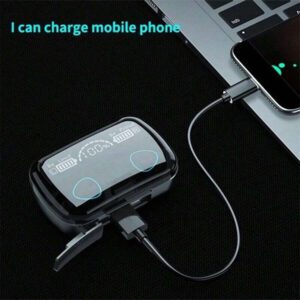 Écouteurs Bluetooth M10 mains-libres avec affichage LED, écouteurs Bluetooth stéréo haute fidélité, écouteurs sans fil étanches, casque de jeu Bluetooth sans fil, écouteurs stéréo de sport avec réduction de bruit et microphone