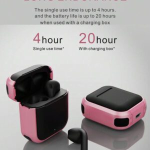 Écouteurs sans fil semi-intra-auriculaires G03, version 5.3, résistants à la transpiration et imperméables pour le sport, faible latence sans fil pour jeux et musique, avec longue durée de vie de la batterie