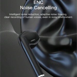 Écouteurs sans fil semi-intra-auriculaires G03, version 5.3, résistants à la transpiration et imperméables pour le sport, faible latence sans fil pour jeux et musique, avec longue durée de vie de la batterie