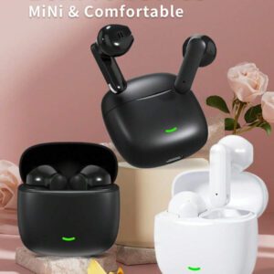 Écouteurs sans fil, écouteurs sans fil - compatibles avec Apple et Android, avec microphone intégré, écouteurs résistants à la transpiration, blanc, écouteurs  sans fil, Airbud's, écouteurs vraiment sans fil