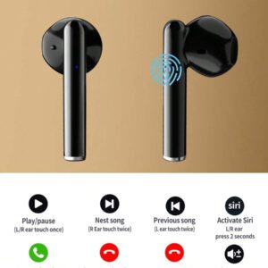 Écouteurs sans fil, écouteurs sans fil - compatibles avec Apple et Android, avec microphone intégré, écouteurs résistants à la transpiration, blanc, écouteurs  sans fil, Airbud's, écouteurs vraiment sans fil
