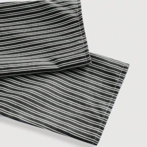SHEIN MOD Femmes Bleu et Blanc Rayé Col Rabattu Manches Longues Pliantes Affaires, Décontracté Affaires, Années 90, Vêtements d'Automne, Vêtements, Décontracté Affaires, Retour à l'École, Chemisiers Femmes, Hauts de Sortie, Chemise à Manches Longues, Chemisiers Femmes de Travail