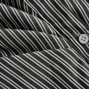 SHEIN MOD Femmes Bleu et Blanc Rayé Col Rabattu Manches Longues Pliantes Affaires, Décontracté Affaires, Années 90, Vêtements d'Automne, Vêtements, Décontracté Affaires, Retour à l'École, Chemisiers Femmes, Hauts de Sortie, Chemise à Manches Longues, Chemisiers Femmes de Travail