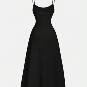 SHEIN MOD 1 pièce Robe mini blanche décontractée à bretelles spaghetti ajustables et plissée, style romantique pour femme