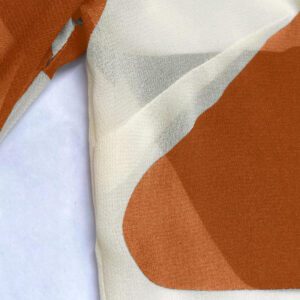 INAWLY Chemise décontractée à manches lanternes et simple boutonnage avec imprimé géométrique pour femmes