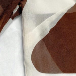 INAWLY Chemise décontractée à manches lanternes et simple boutonnage avec imprimé géométrique pour femmes