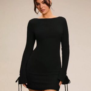 SHEIN BAE Robe de texture jaune clair pour vacances à la plage, robe de fête, robe de saison scolaire, robe de vacances, robe d'anniversaire, robe de sortie de nuit, tenues d'été pour femmes // Vêtements de printemps // Tenue de la Saint-Valentin / Carnaval // Tenues de vacances à la plage Tenues de Nashville, Robes pastel pour femmes, Robe dos nu