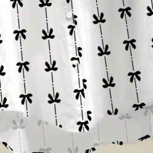 INAWLY Chemise décontractée à manches longues pour femmes avec imprimé rayé et poche poitrine, pour l'automne et l'hiver