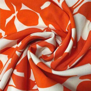 SHEIN Tall Chemise ample et ample à imprimé feuilles oranges décontractée pour vacances, manches ballons, pour femmes, printemps et été