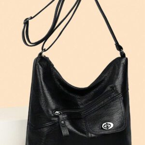 Sac à bandoulière rétro doux pour femmes 2024 Nouveau sac à grande capacité avec plusieurs poches, sac de maman haut de gamme, Diagonale C