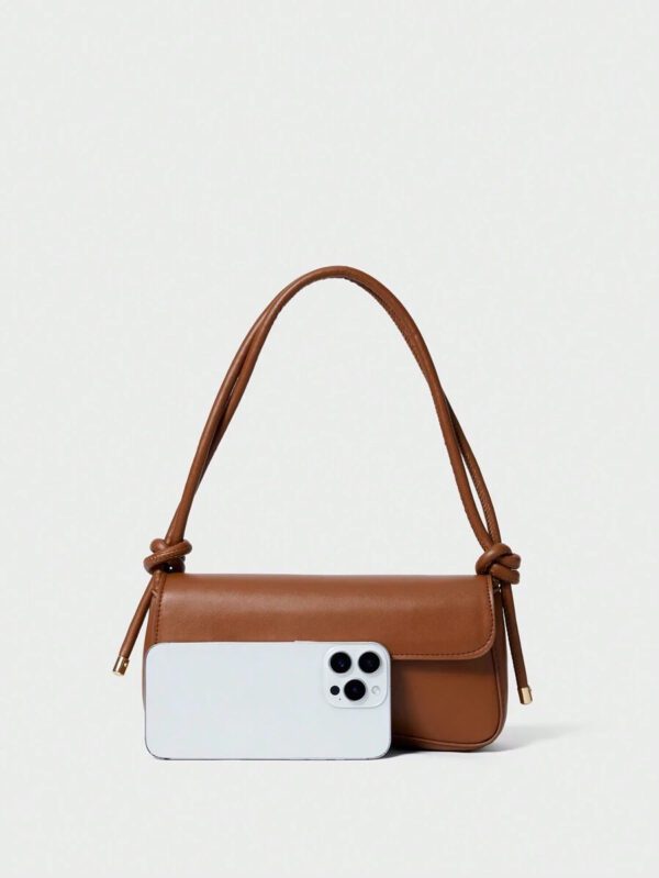 Sac à bandoulière mode asymétrique à rabat de couleur unie réglable, convient pour le shopping, les portefeuilles, les étudiantes, les jeunes femmes, les nouveaux arrivants, les cols blancs. Très adaptés pour les bureaux, les universités, le travail, les , les trajets domicile-travail, les activités extérieures, les voyages et les sorties – Image 5