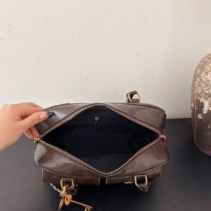 Sac à bandoulière vintage pour femmes de couleur unie avec grande capacité et plusieurs poches