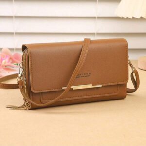 Nouveau portefeuille femme grande capacité avec compartiments multiples, bandoulière et design bandoulière croisée, pochette longue avec poche pour téléphone, convient pour un usage quotidien, cadeau de rentrée scolaire, enseignants, étudiantes, étudiants universitaires, adolescents, cadeau d'anniversaire