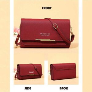 Nouveau portefeuille femme grande capacité avec compartiments multiples, bandoulière et design bandoulière croisée, pochette longue avec poche pour téléphone, convient pour un usage quotidien, cadeau de rentrée scolaire, enseignants, étudiantes, étudiants universitaires, adolescents, cadeau d'anniversaire