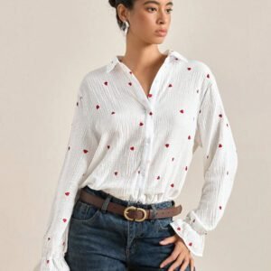 Blouse femme à manches longues, à la mode pour l'été