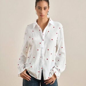 Blouse femme à manches longues, à la mode pour l'été