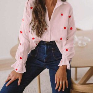 Blouse femme à manches longues, à la mode pour l'été