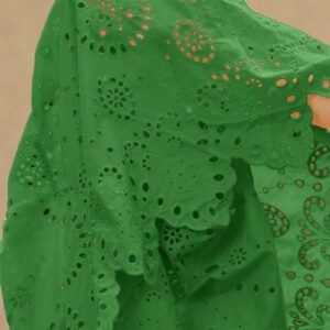Aveloria Rosie Blouse femme à col rond brodé, manches longues, style bohème pour le printemps et l'automne