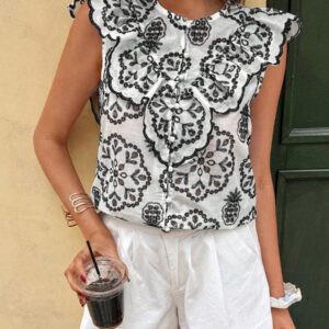 Serisse Chemise sans manches pour femmes, mode pour l'été