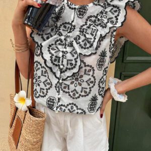 Serisse Chemise sans manches pour femmes, mode pour l'été