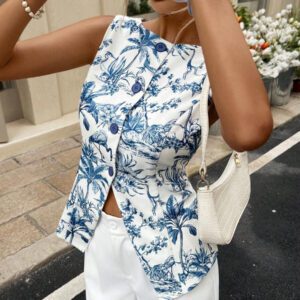 Serisse Débardeur femme col rond, mode été