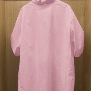 Chemise casual d'été en polyester pour femmes, de couleur unie, à manches courtes et coupe asymétrique
