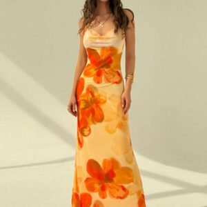 Aloruh Robe longue pour femmes, minimaliste et , convient pour l'été