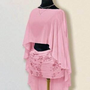 Sweetina Top casual ample de vacances bleu pour femmes avec style multi-portage, col asymétrique, dos ouvert et lien à nouer