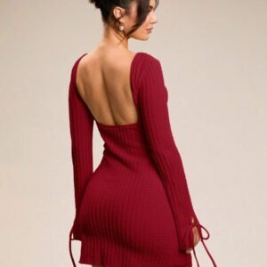 SHEIN BAE Robe de texture jaune clair pour vacances à la plage, robe de fête, robe de saison scolaire, robe de vacances, robe d'anniversaire, robe de sortie de nuit, tenues d'été pour femmes // Vêtements de printemps // Tenue de la Saint-Valentin / Carnaval // Tenues de vacances à la plage Tenues de Nashville, Robes pastel pour femmes, Robe dos nu