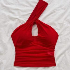 Soleia Top sans manches évidé dégradé pour femmes, convient pour les vacances, les festivals de musique, le style bohème, les jours fériés, les rendez-vous, le thé de l'après-midi, le printemps/été