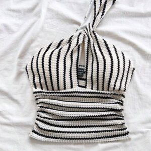 Soleia Top sans manches évidé dégradé pour femmes, convient pour les vacances, les festivals de musique, le style bohème, les jours fériés, les rendez-vous, le thé de l'après-midi, le printemps/été