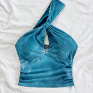 Soleia Top sans manches évidé dégradé pour femmes, convient pour les vacances, les festivals de musique, le style bohème, les jours fériés, les rendez-vous, le thé de l'après-midi, le printemps/été